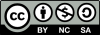 Creative Commons Pktogramm CC BY NC SA